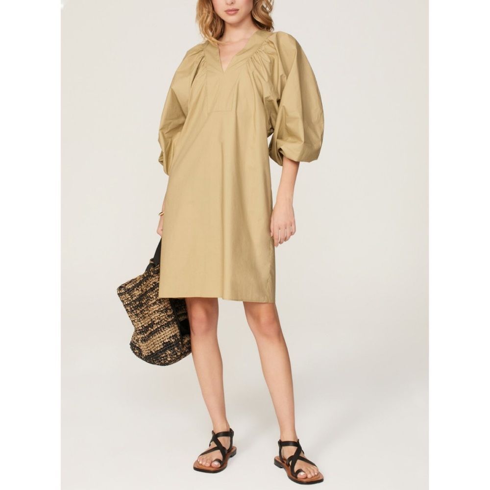 Malene Birger Miral Organic Cotton Poplin Dress Size 4